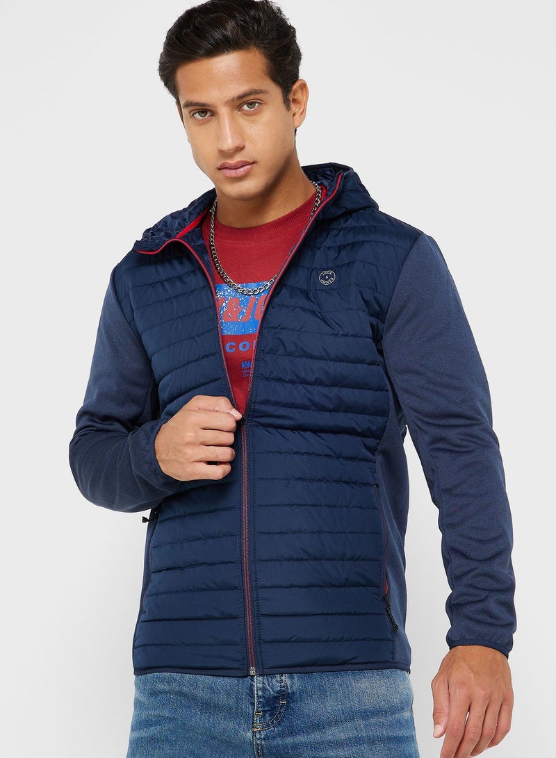 Zip Through Quilted Jacket