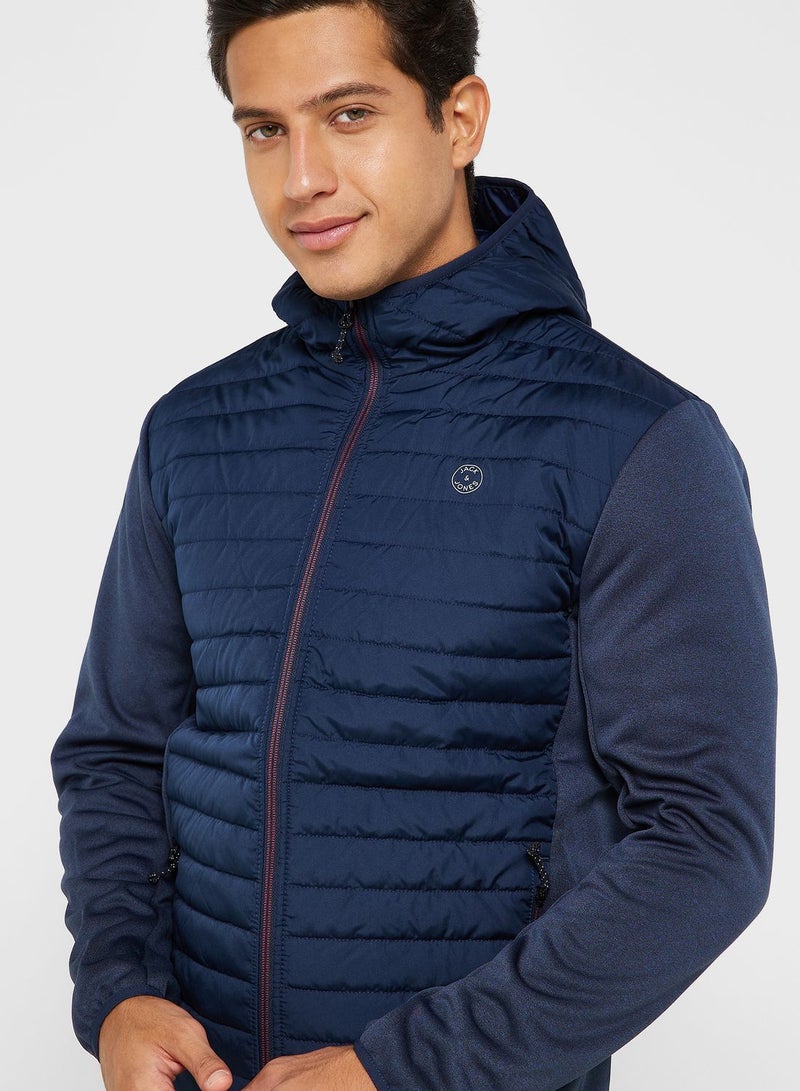 Zip Through Quilted Jacket