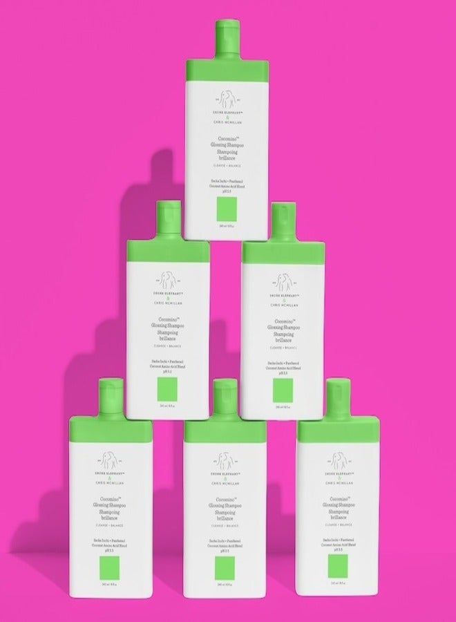 Cocomino Glossing Shampoo. Sulphate-Free and Colour-Safe Gentle Shampoo for Hair and Scalp 240ml