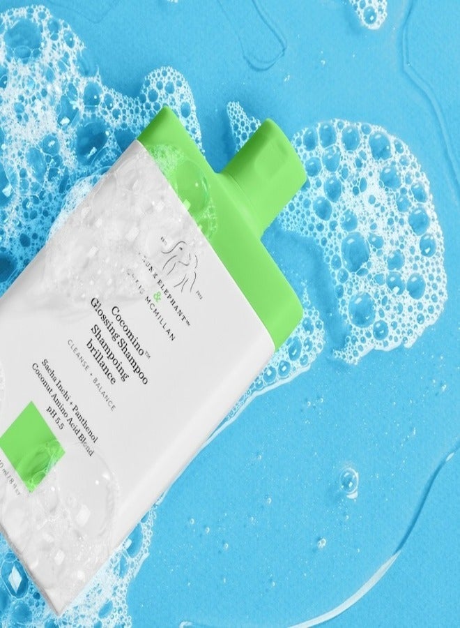 Cocomino Glossing Shampoo. Sulphate-Free and Colour-Safe Gentle Shampoo for Hair and Scalp 240ml