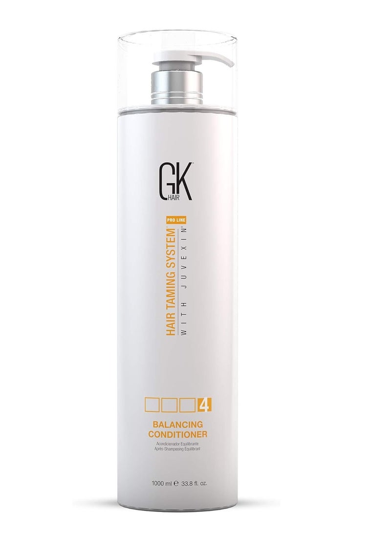 GK Hair Taming System Global Balancing Conditioner For Oily & Color Treated Hair Daily Use 1Ltr