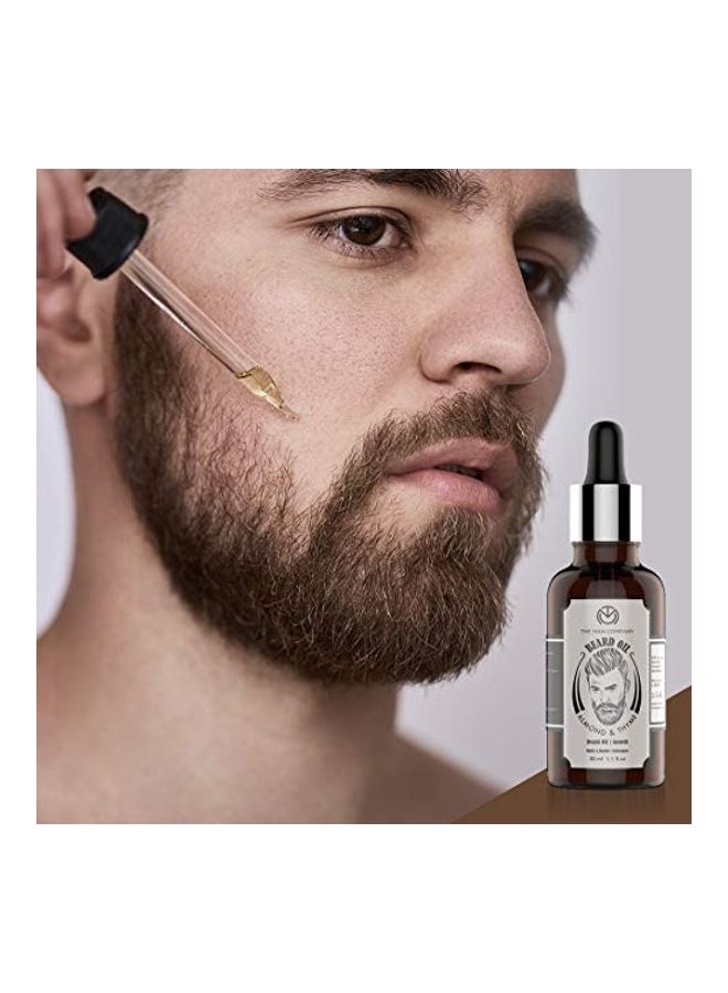 Beard Growth Oil With Almond And Thyme Black