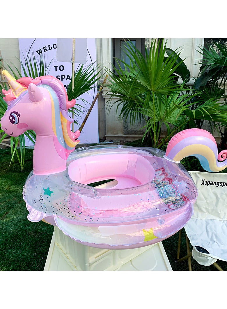 Baby Swim Float,Inflatable Baby Swimming Float, Infant Pool Float,Baby Swimming Ring,Cartoon Design Swim Float,Children Inflatable Swimming Ring for 1-6 years old