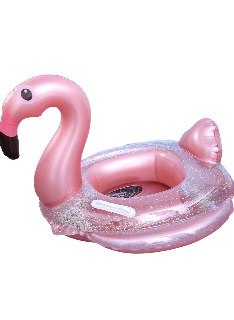 Inflatable Flamingo Pool Float with Fast Valves Summer Beach Swimming Pool Floatie Lounge Floating Raft Party Decorations Toys for Kids