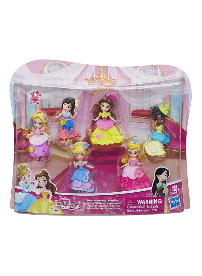 6-Piece Royal Adventure Collection Dolls