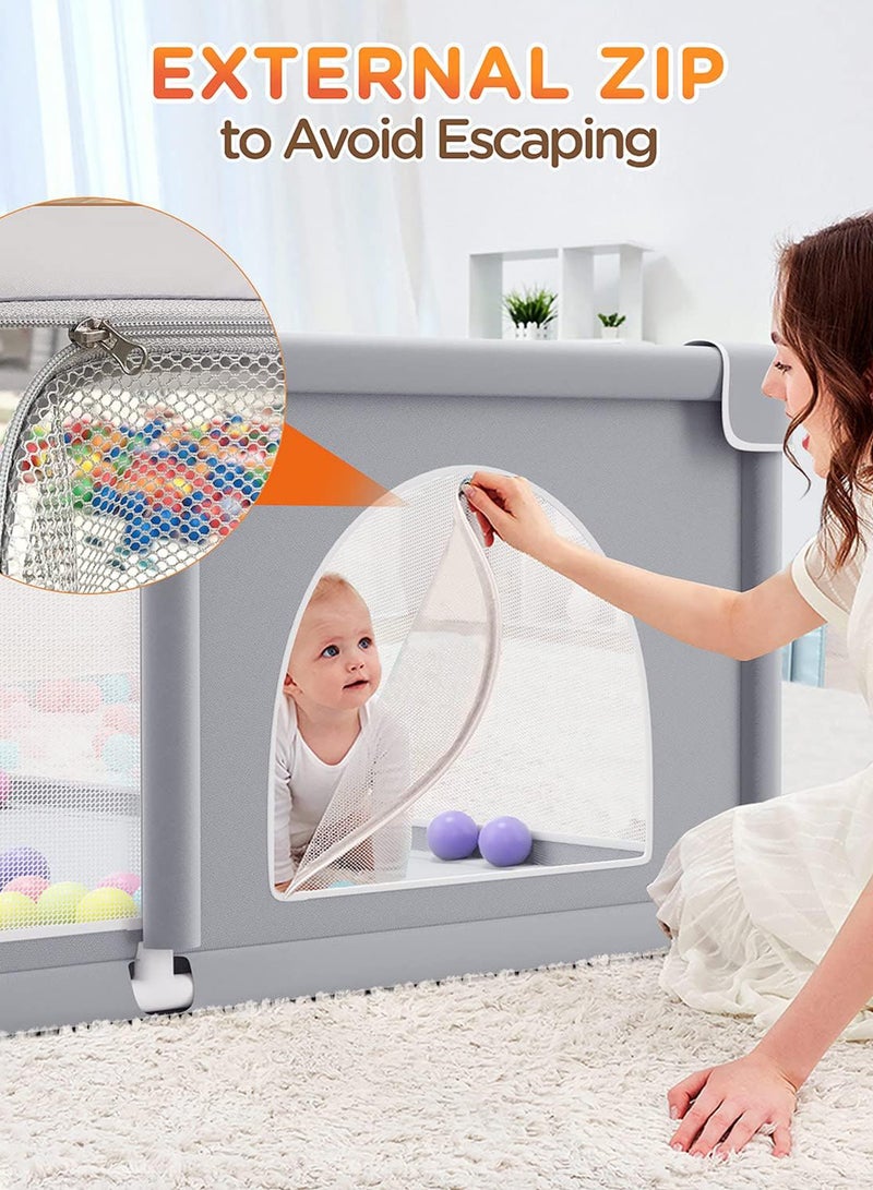 Baby Playpen for Toddler Indoor Play game Fence Without Ball