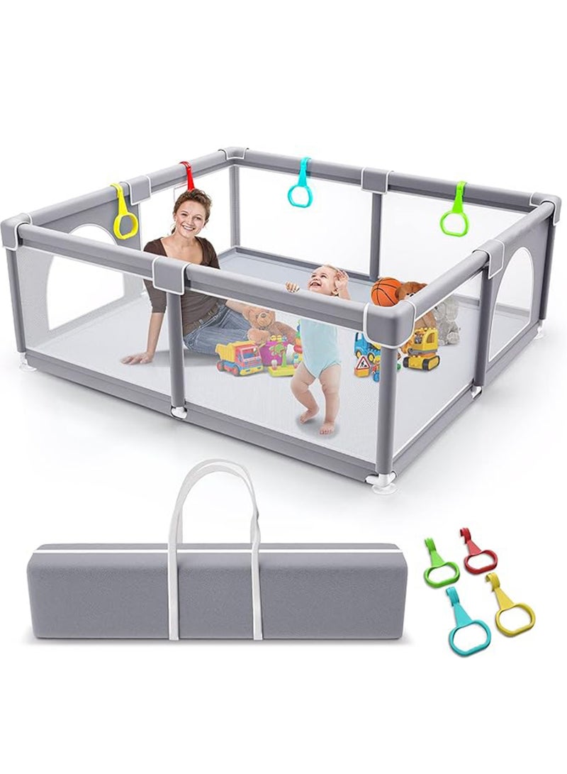 Baby Playpen for Toddler Indoor Play game Fence Without Ball