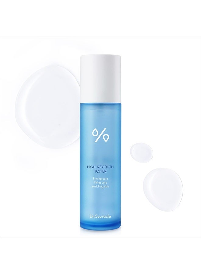 Hyal Reyouth Toner | Fast Absorbing Hydration with Hyaluronic Acid and Panthenol | Revitalizing Radiant Moisturizing Skincare for Dry and Combination Skin | Firming, Lifting, Enriching
