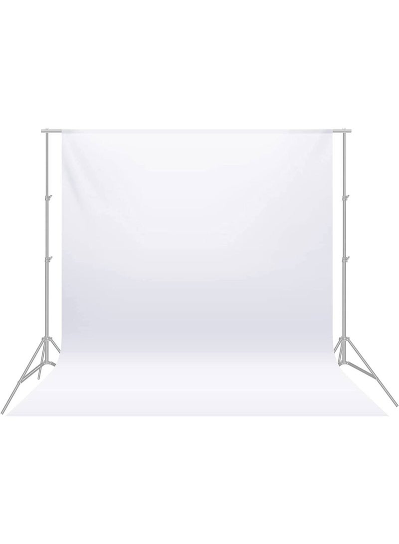 9 x 13 feet 2.8 x 4 meters Photography Background Photo Video Studio Polyester Backdrop Background Screen Backdrop Stand Not Included White