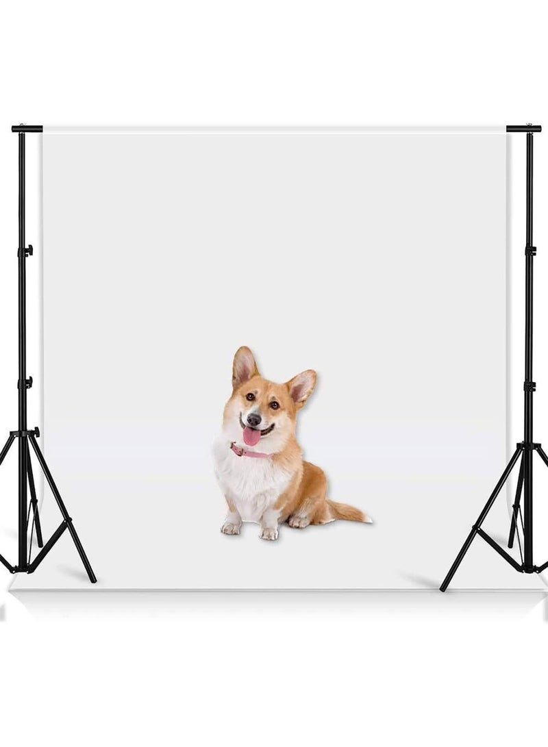 White Backdrop PVC Photography Background 120x200cm Vinyl Paper Photo Studio Waterproof for Food Product Portrait Flat Lay Props Cosmetics Jewelry Shooting Video - White