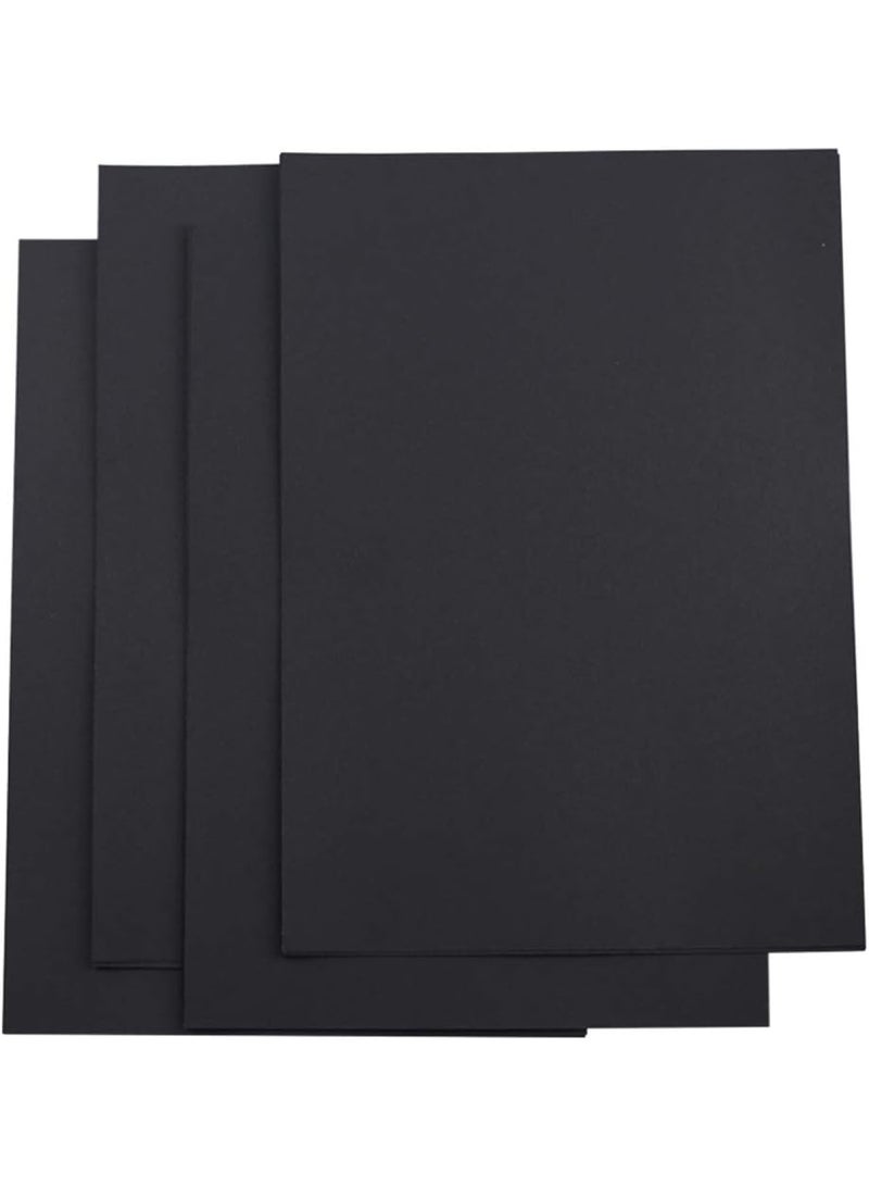 50 Sheets A3 Scrapbook Black Paper Blank Page Black Inside Pages Chipboard for Scrapbook Photo Album DIY Photo Book Notebook