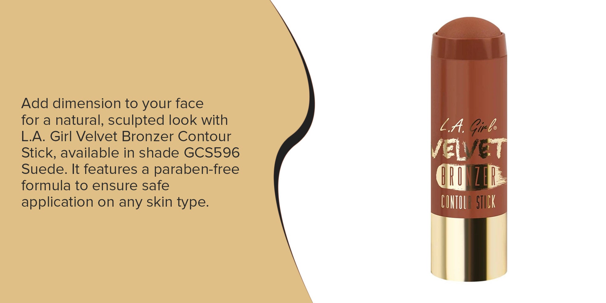 Velvet Bronzer Contour Stick Gcs596 Suede