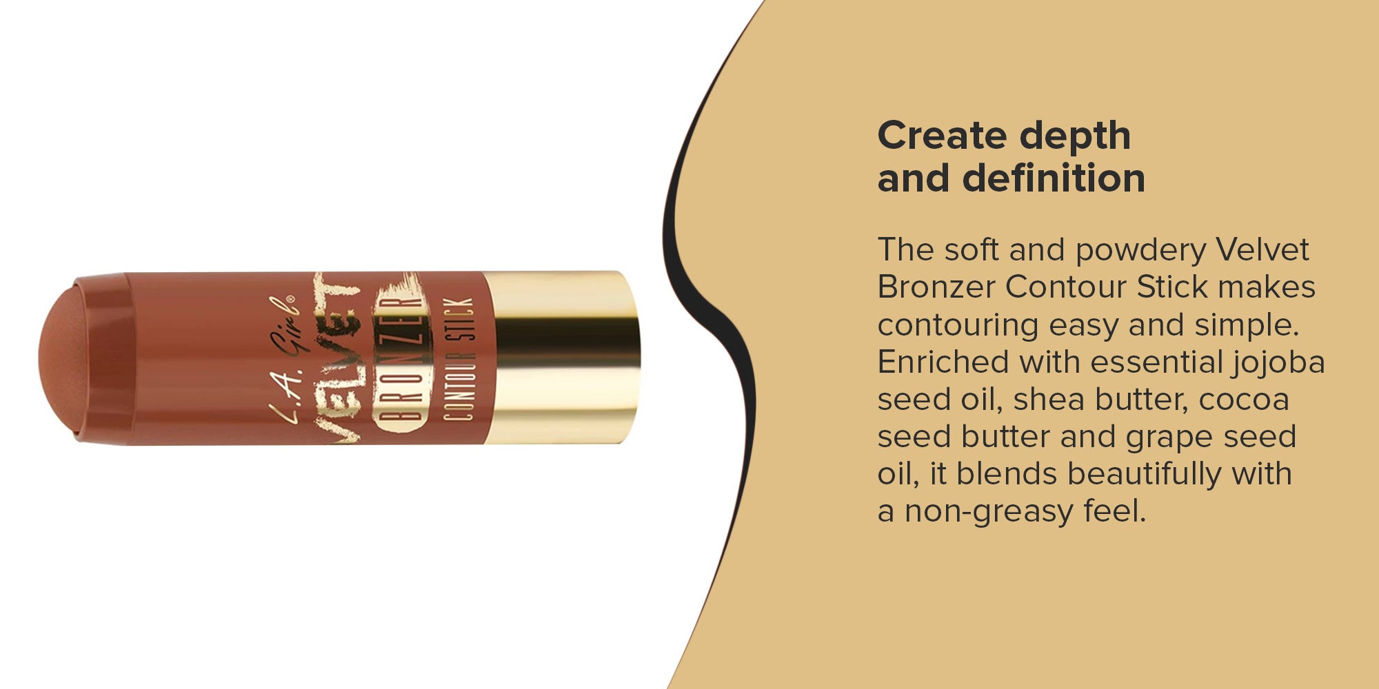 Velvet Bronzer Contour Stick Gcs596 Suede