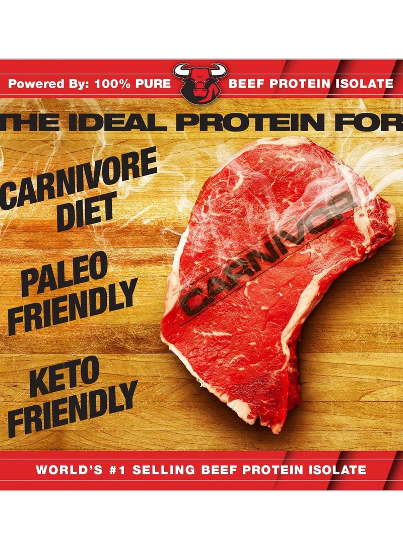 Carnivor Beef Protein Isolate 3.9 lbs Vanilla Caramel Flavor 56 Serving