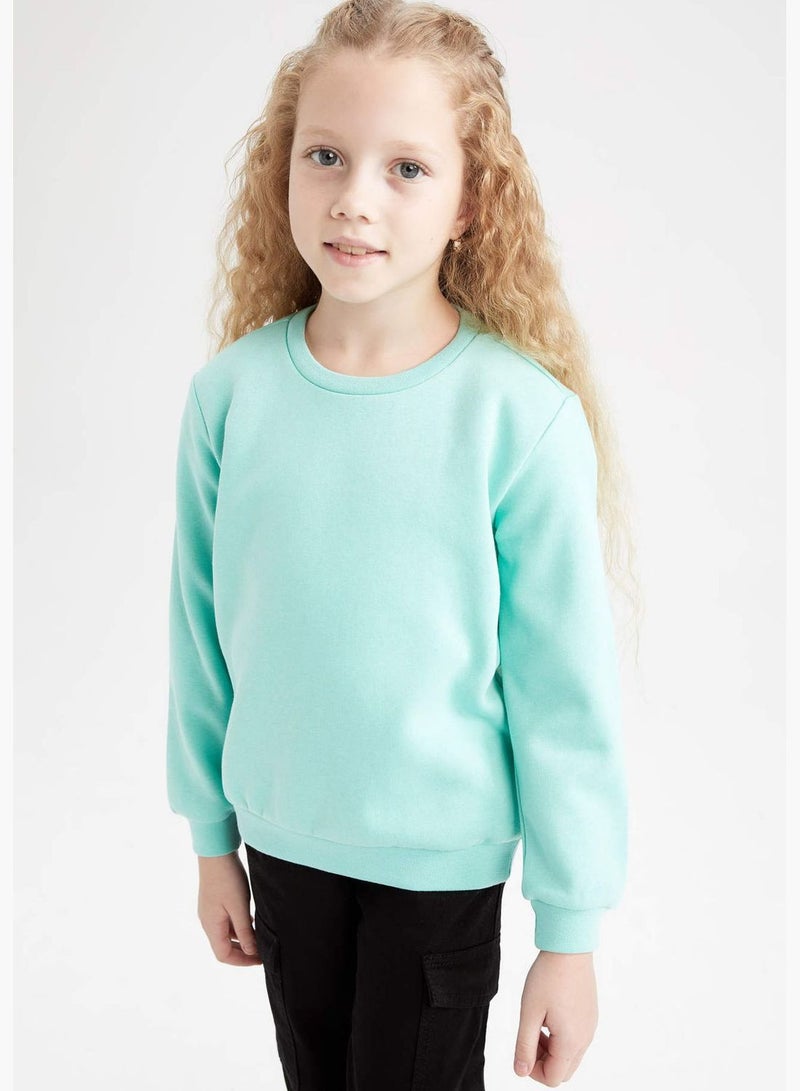 Girl Knitted Sweatshirt