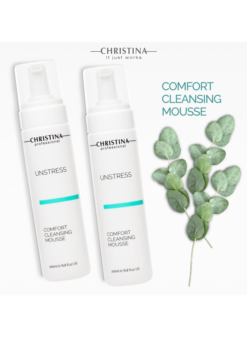 UNSTRESS | COMFORT CLEANSING MOUSSE 200 ML
