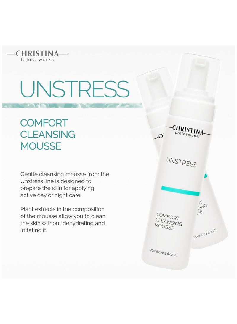 UNSTRESS | COMFORT CLEANSING MOUSSE 200 ML