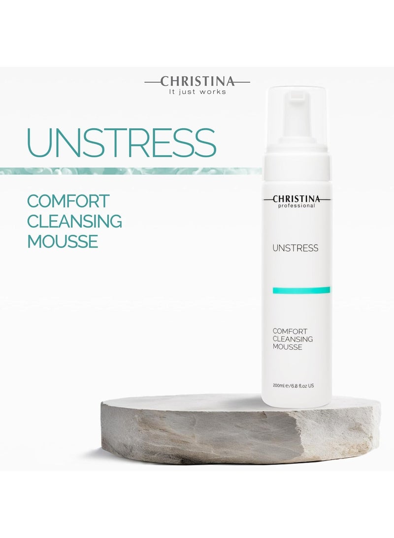 UNSTRESS | COMFORT CLEANSING MOUSSE 200 ML