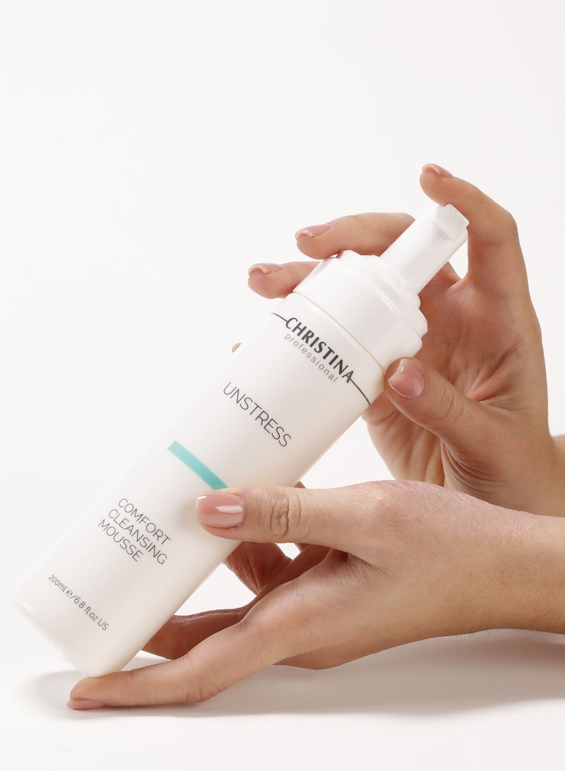 UNSTRESS | COMFORT CLEANSING MOUSSE 200 ML