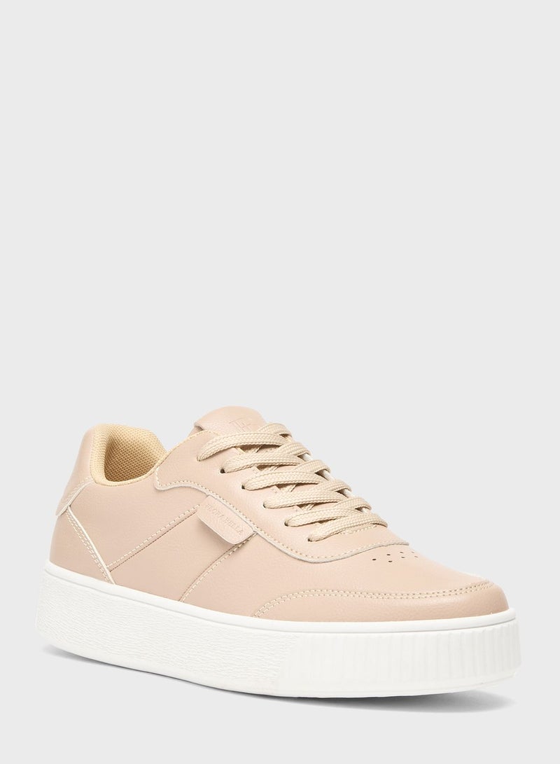 Lace Up Low Top Sneakers