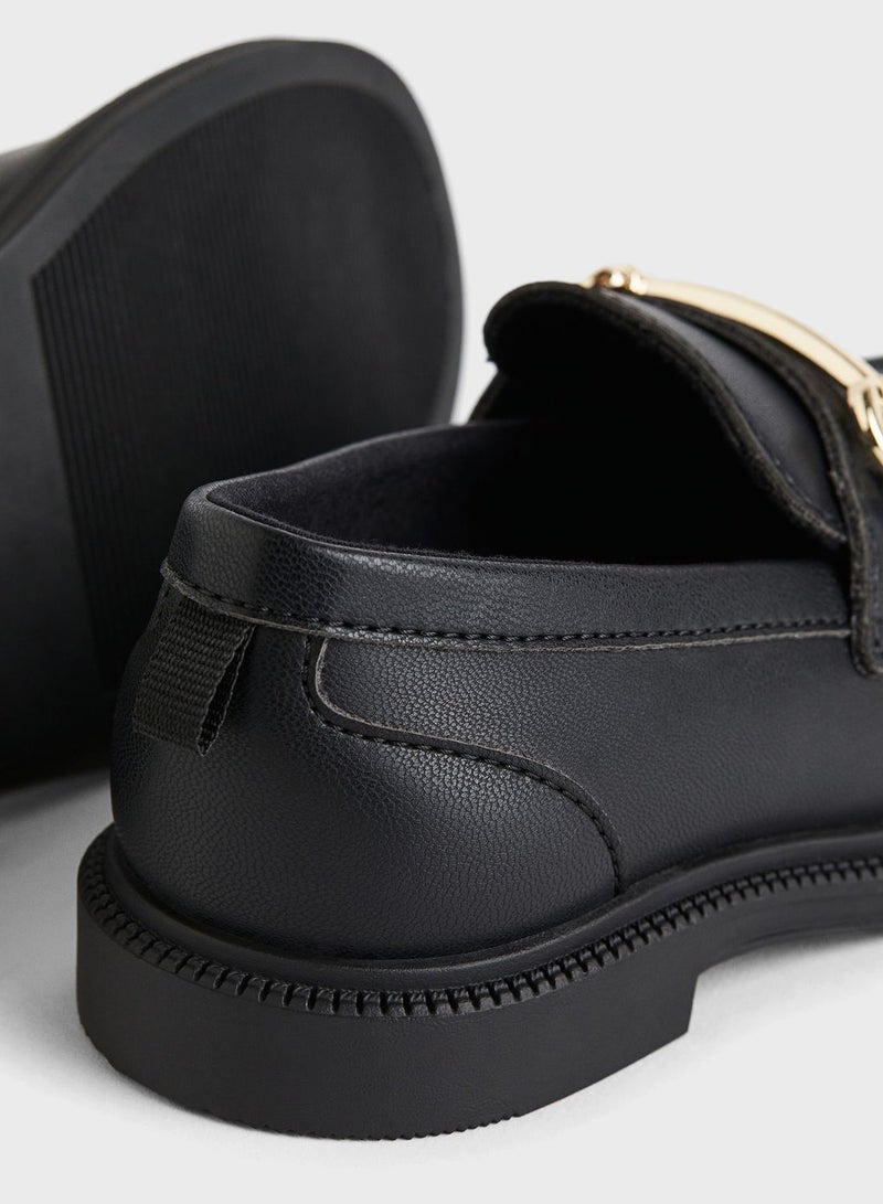 Kids Low Heel Loafers