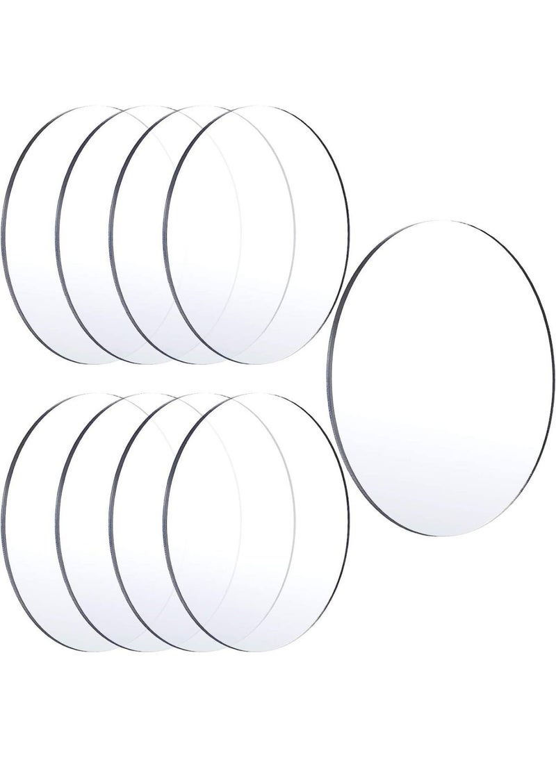 8 Pieces Clear Acrylic Sheets Round Acrylic Discs 1 12 Inch Thick Acrylic Panel Transparent Acrylic Board for DIY Craft Project Signs Picture Frame Display 8 Inch