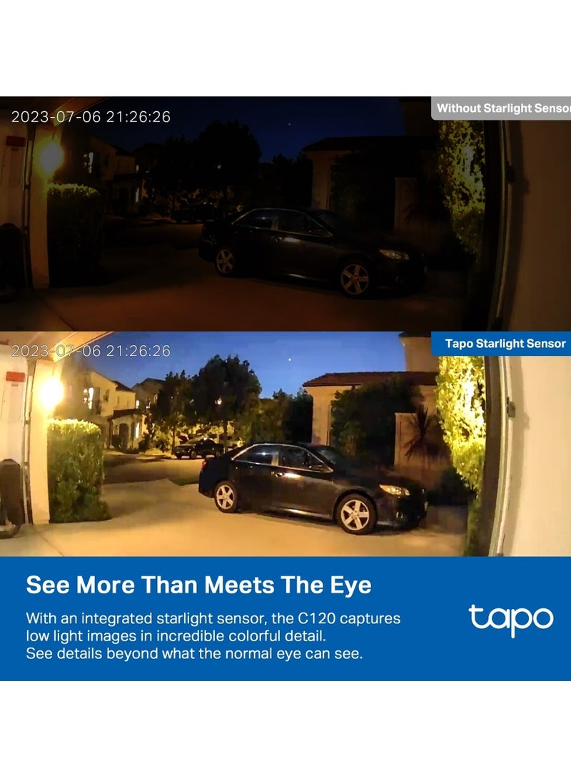 C120Tapo Indoor/Outdoor Wi-Fi Home Security Camera