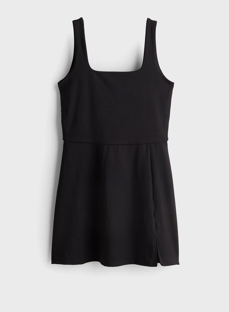 Drymove™ Square Neck Dress