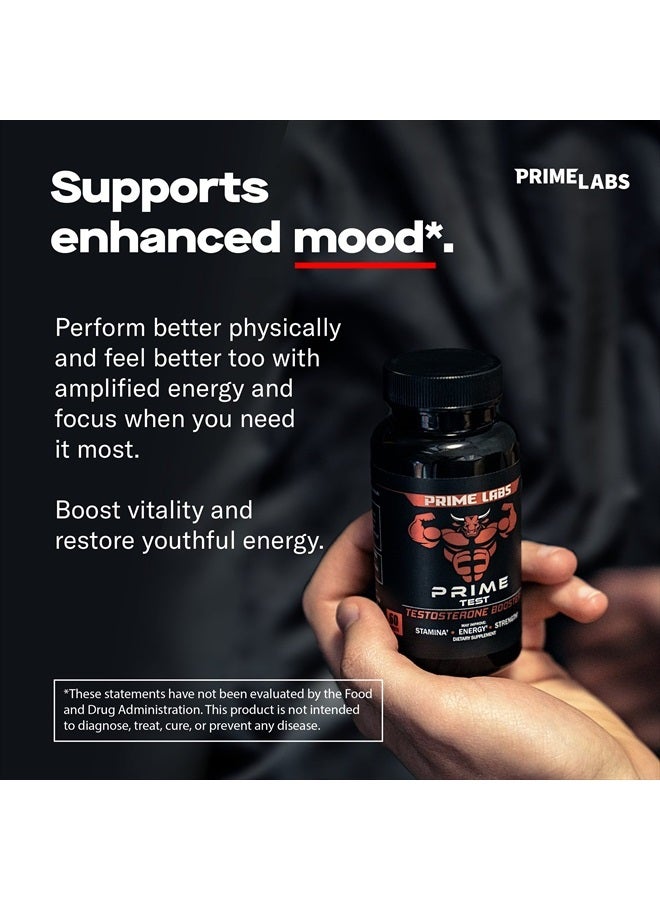 Men's Testosterone Booster - Stamina, Endurance, & Strength - 60 Caplets