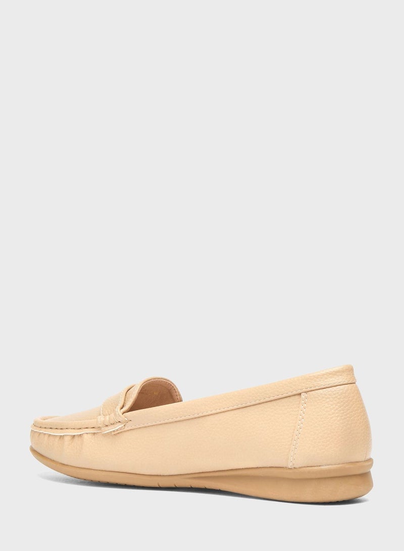 Square Toe Moccasins