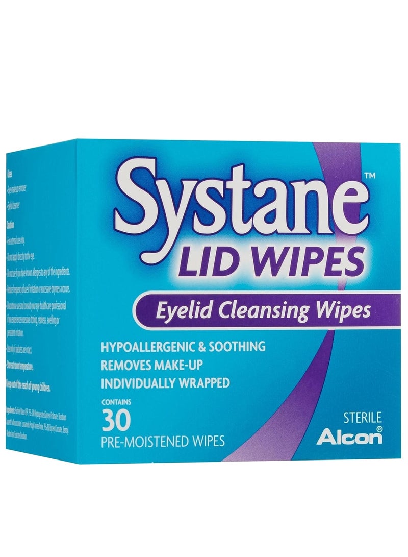 Eyelid Cleansing Wipes 30's