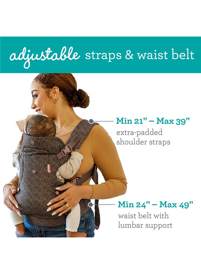 4-In-1 Flip Convertible Baby Carrier -  Leopard