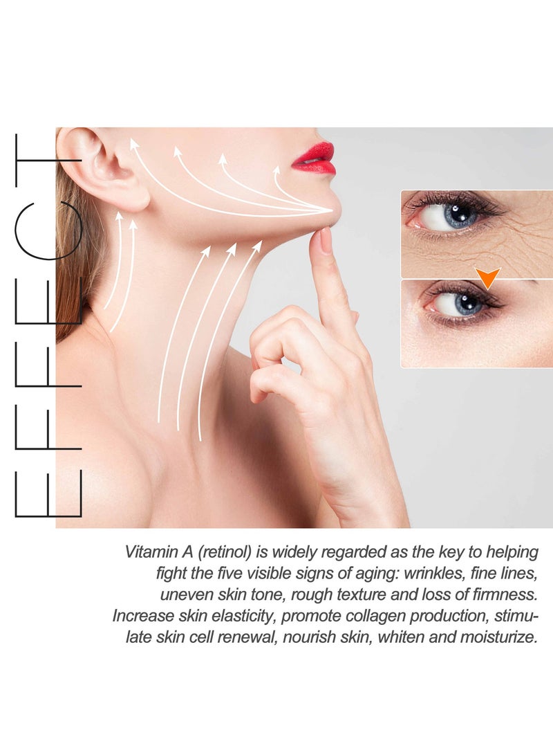 OUHOE Retinol Moisturizing Cream Fades Fine Lines and Dark Circles Moisturizing Anti-Wrinkle Firming Pores Anti-Aging Cream