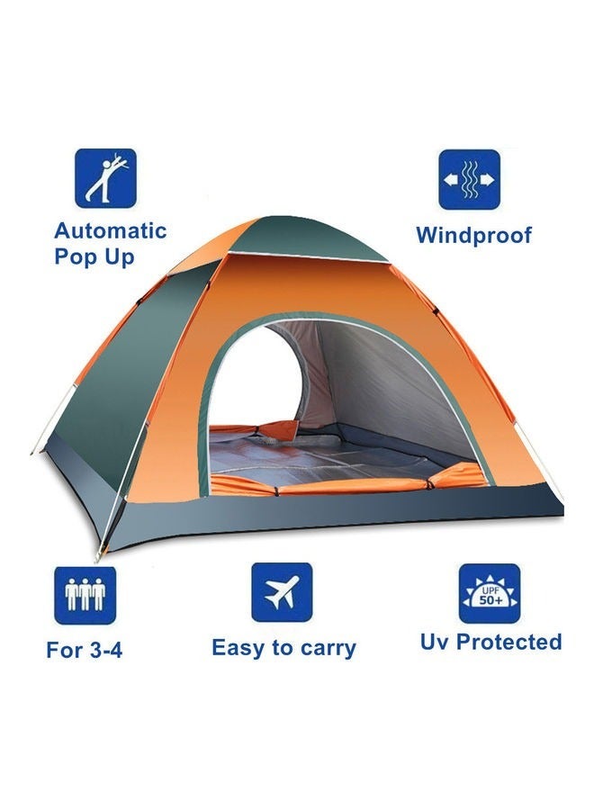 Camping Tent, 2/3/4/6 Person Dome Tent for Easy Setup in Under 10 Mins, Included Blocks Wind & Rain, Tent for Camping, Festivals, Backyard, Sleepovers