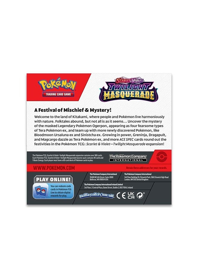 Pokémon TCG: Scarlet & Violet 6 (SV6) Twilight Masquerade Booster Box (36 Unit) Display