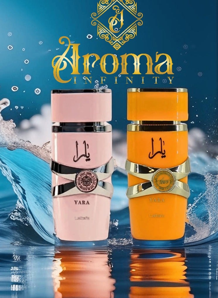 Yara Pink + Yara Tous EDU Perfume Combo