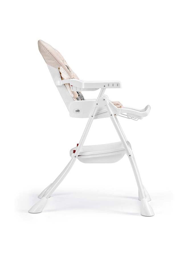 Baby High Chair - Feeding Chair, Removable Tray, 0 To 36 Months, Made In Italy, Comfortable, Soft Padding, Easy To Clean, 6 Heights, 3 Backrest Reclining Positions, 5-Point Safety Harness