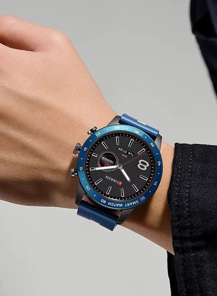 6001 CURREN Intelligent full touch screen waterproof smart watch For Men's & Women's