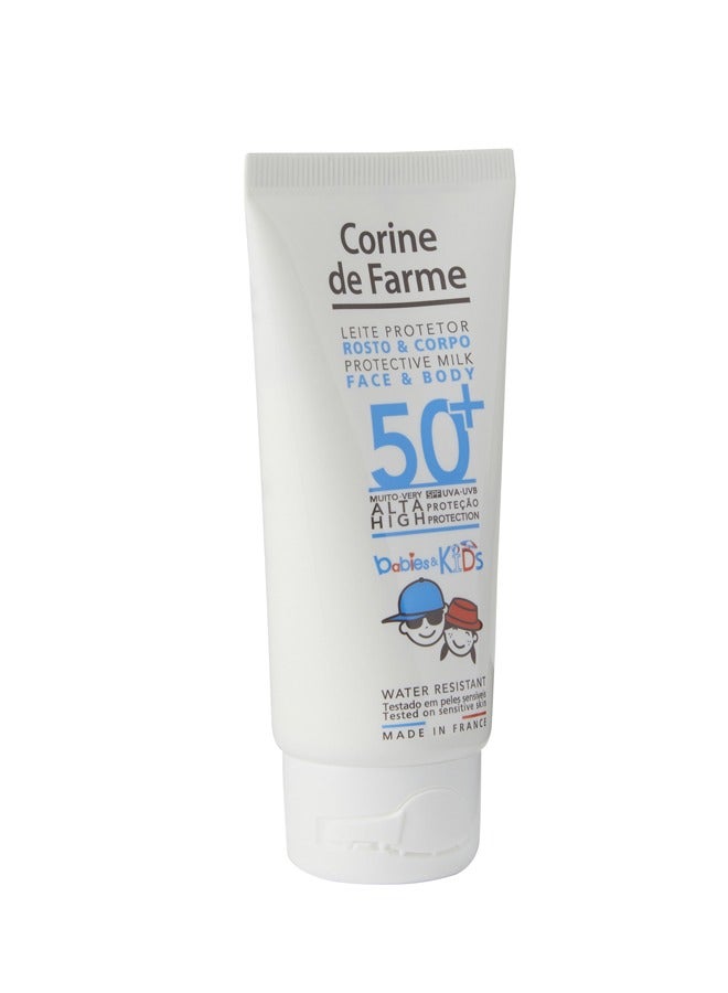 Protective Milk Face & Body SPF 50+ for Babies & Kids