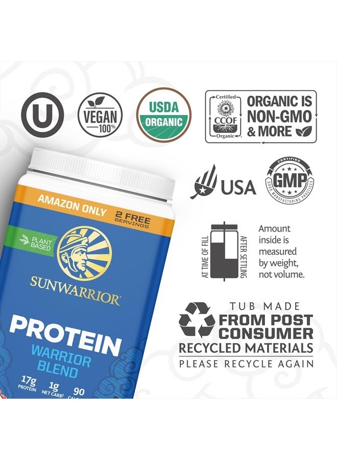 Vegan Protein Powder Plantbased Protein Powder Usda Organic Vanilla 32 Servings 17G Protein