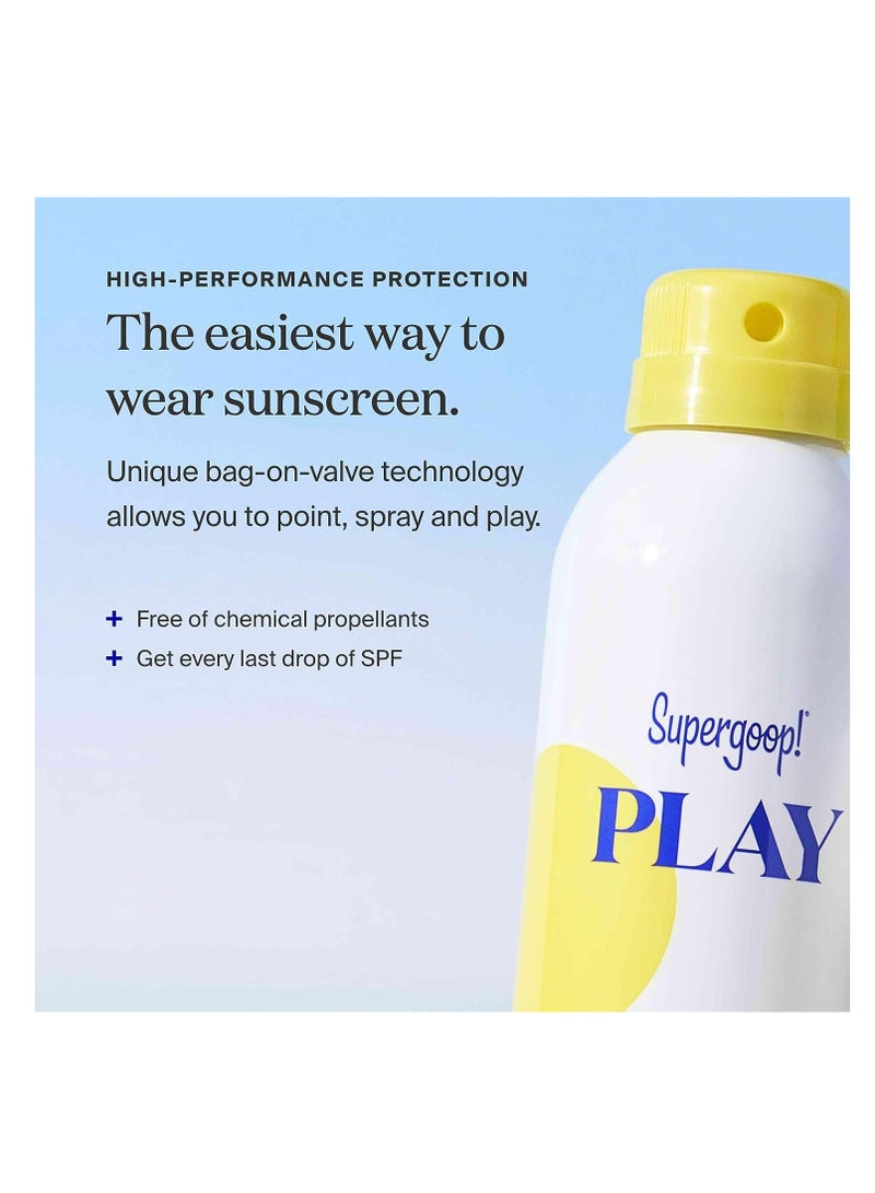 Supergoop play SPF 50 Antioxidant body mist with vitamin C 6fl oz 177ml