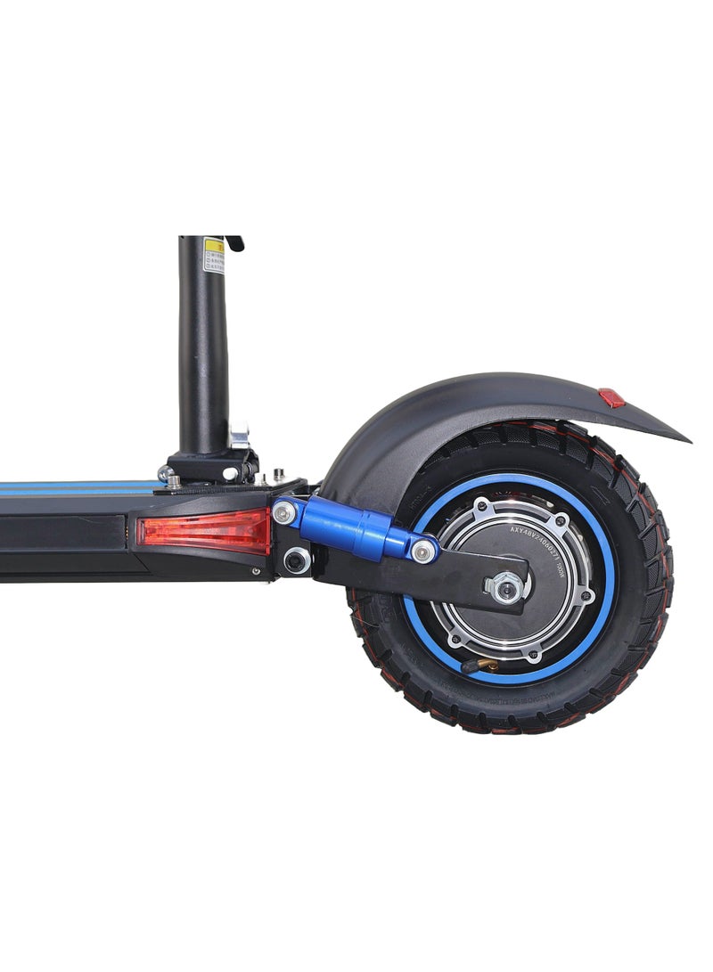 Electric Scooter 1000W Motor 48V10Ah Battery 35 to 45Km Range Max Speed 55KmpH 4 Suspension Led Lights & Digital Display  E10