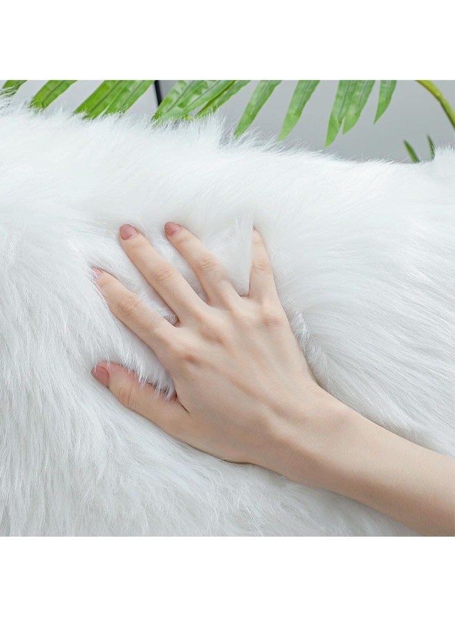 Cozy soft Faux Fur Throw Pillow For Sofa, Bed and Home Décor