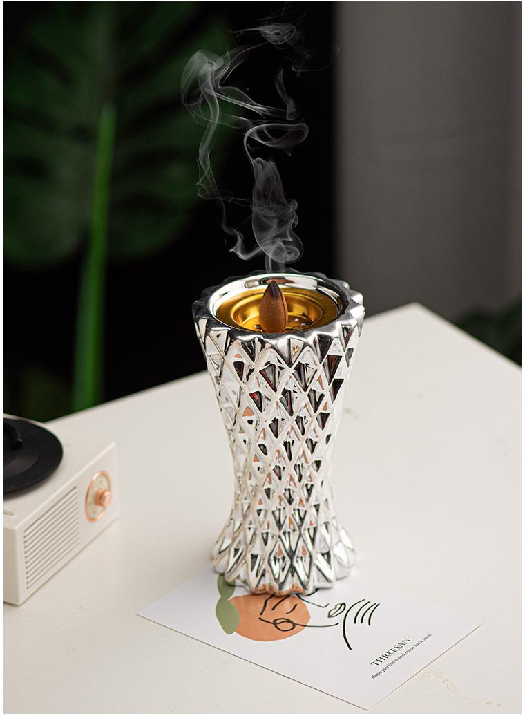Living Room Decoration Hand Held Ceramic Aromatherapy Burner