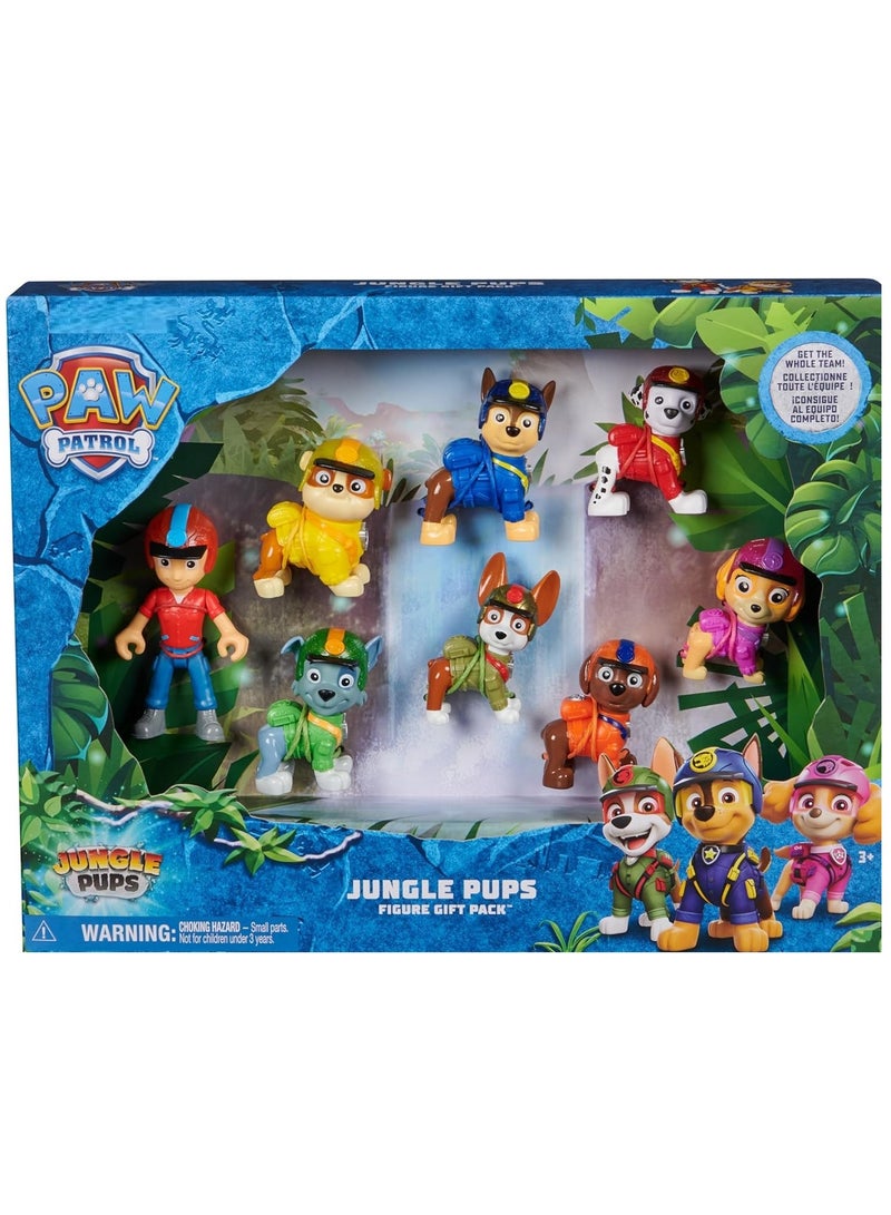 Paw Patrol Jungle Pups Action Figures Gift Pack - 8 Figures