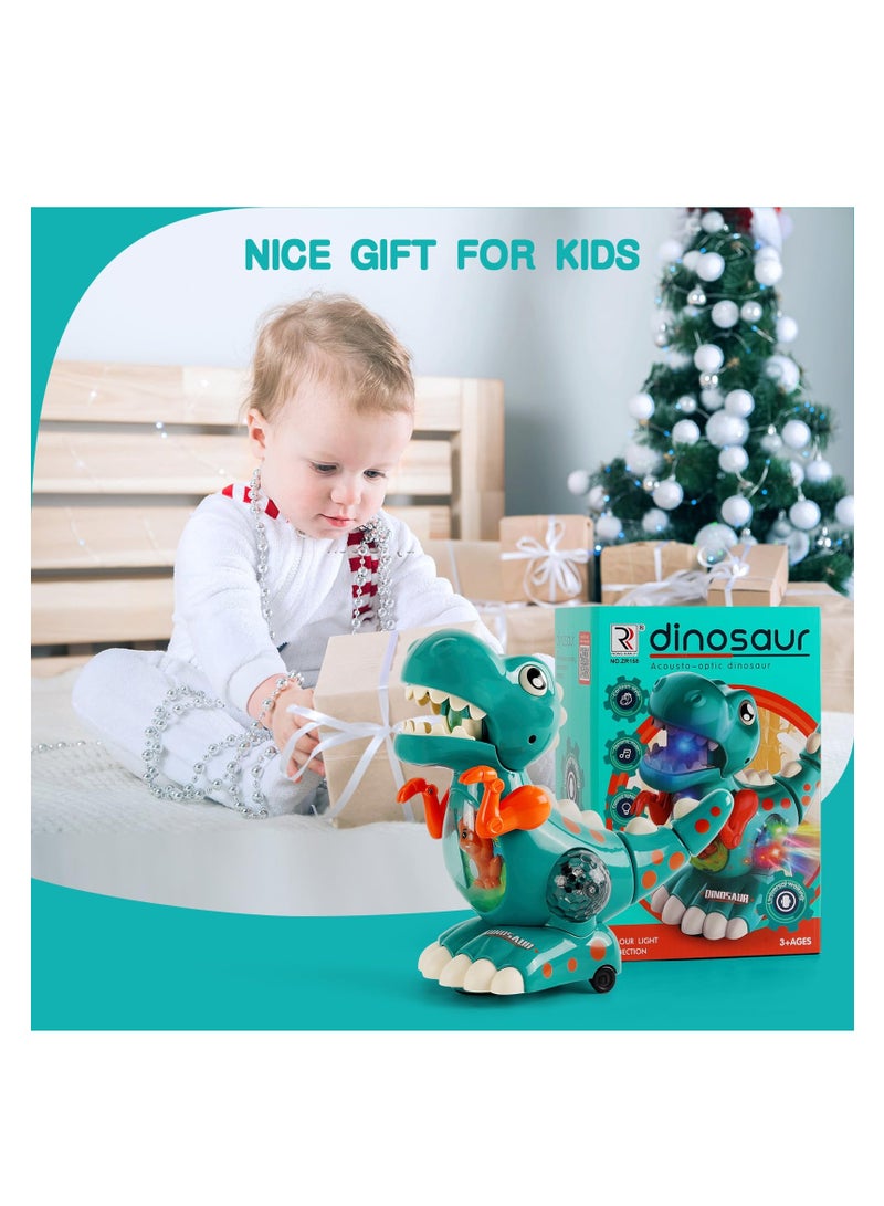 Baby Crawling Dinosaur Toys  Baby Musical Toy Musical Light Interactive Walking Sensory Toys Automatically Avoid Obstacles Birthday Present Dino Gifts for Kids Toddler