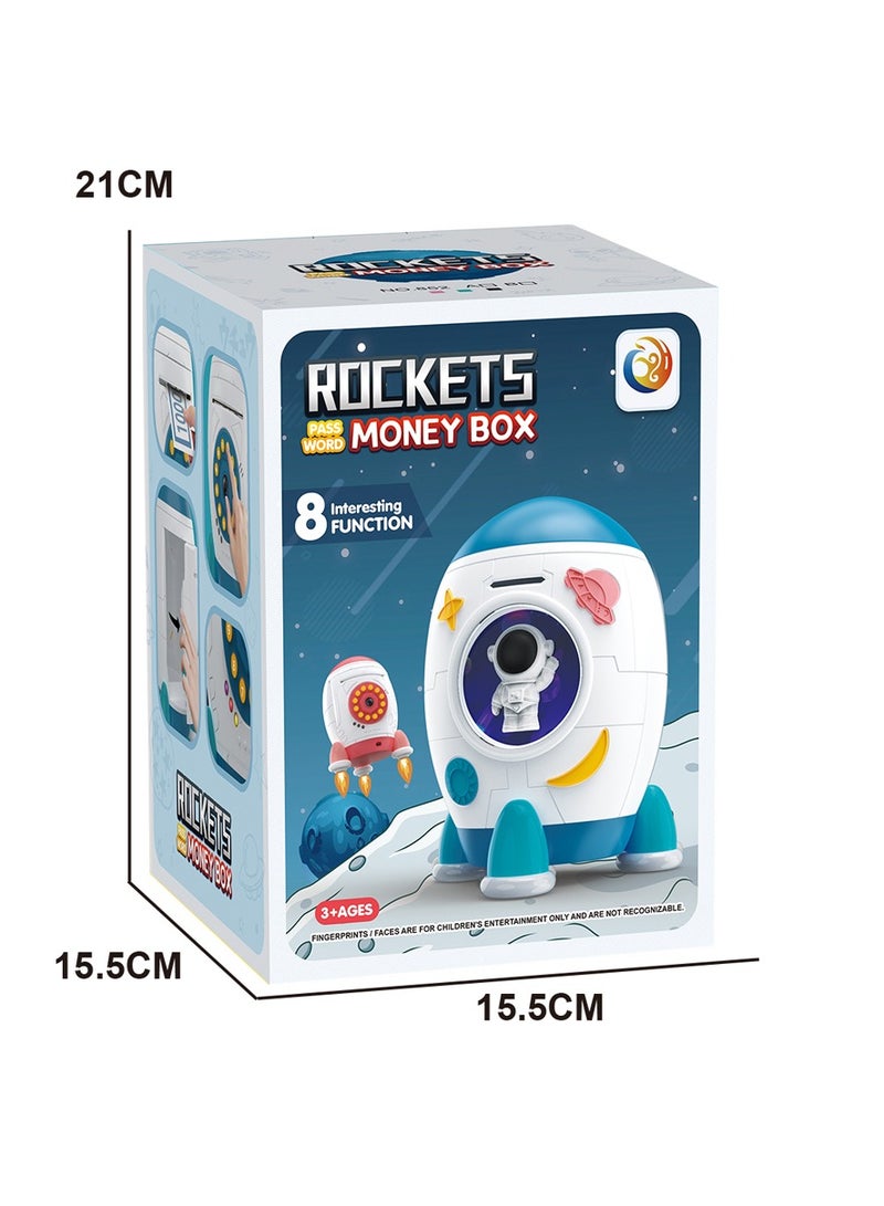 8-Function Rockets Password Money Box