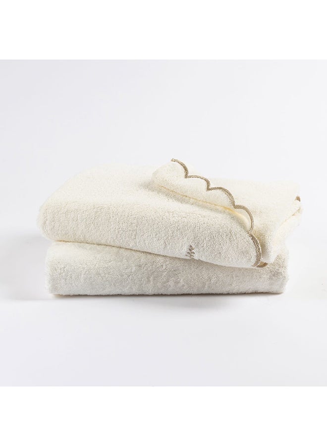 Fenix Bath Towel, Ivory - 500 GSM, 140x70 cm