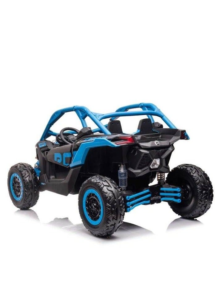 Kids Electric Ride On Toy Buggy Maverick Car With Remote Control 12V-Blue