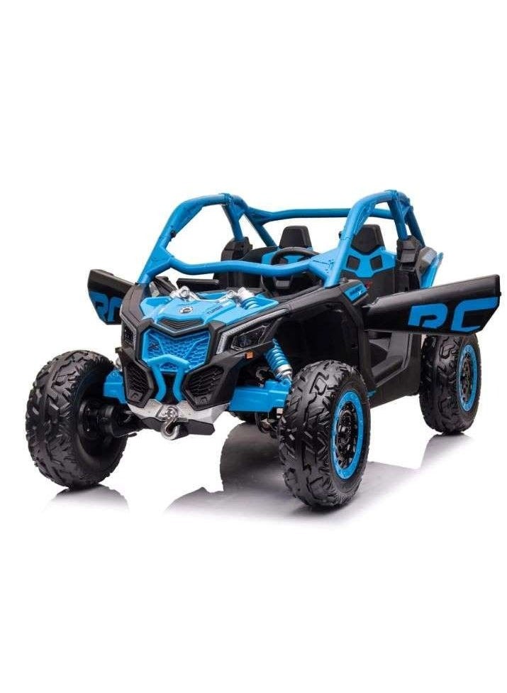 Kids Electric Ride On Toy Buggy Maverick Car With Remote Control 12V-Blue